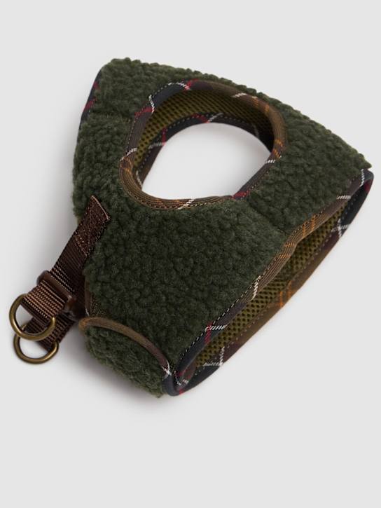 BARBOUR: Hundehalsband aus Leder mit Schottenmuster - men_1 | Luisa Via Roma