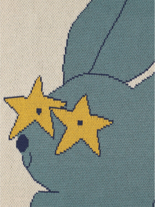 Tiny Cottons: Copertina Bunny in maglia di cotone e lana - kids-girls_1 | Luisa Via Roma