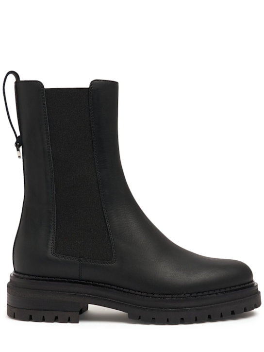 Sergio Rossi: 15mm Smooth leather Chelsea boots - women_0 | Luisa Via Roma