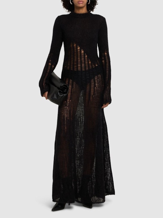 Ann Demeulemeester: Paiva x-long knitted dress - women_1 | Luisa Via Roma