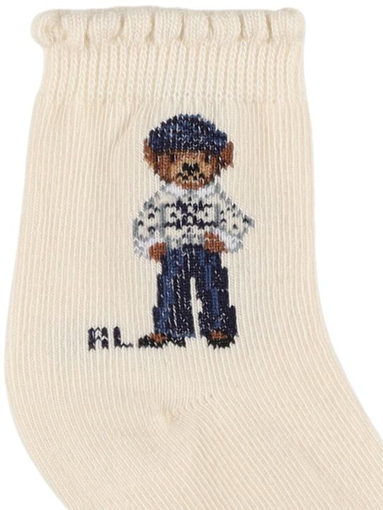 Polo Ralph Lauren: Set di 3 paia di calzini in misto cotone - kids-girls_1 | Luisa Via Roma