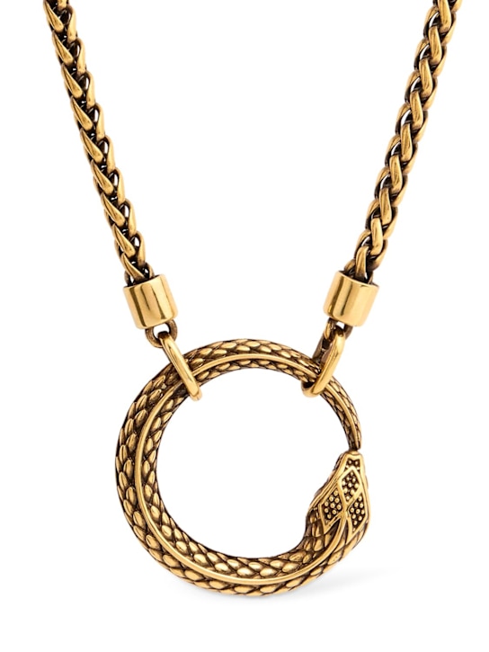 Roberto Cavalli: Collana lunga con ciondolo - Oro Podium - women_0 | Luisa Via Roma
