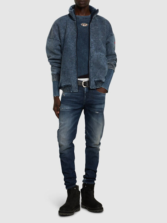 Diesel: 2019 D-Strukt slim fit denim jeans - men_1 | Luisa Via Roma