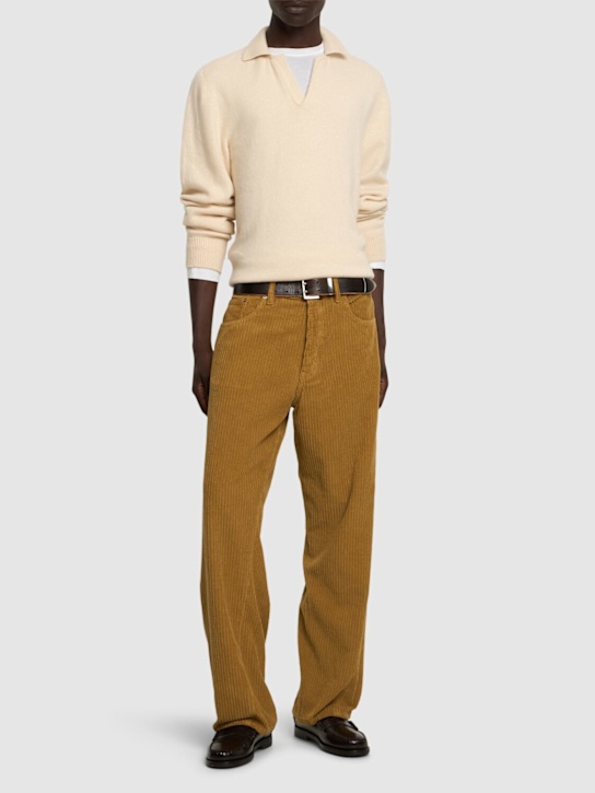 SUNFLOWER: Wide Twist corduroy pants - men_1 | Luisa Via Roma