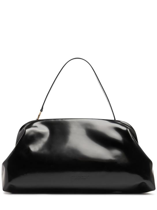 Philosophy Di Lorenzo Serafini: Polished leather shoulder bag - women_0 | Luisa Via Roma
