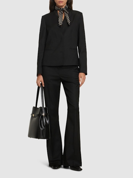 Douglas tailored collarless blazer - Thumbnail 2