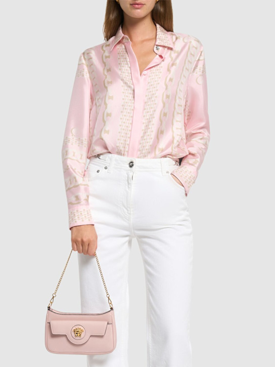 Versace: Mini La Medusa leather shoulder bag - women_1 | Luisa Via Roma