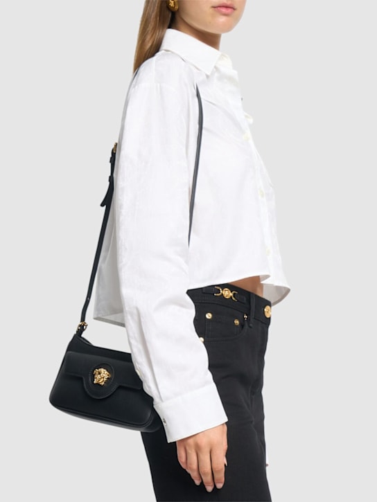 Versace: Mini La Medusa leather shoulder bag - women_1 | Luisa Via Roma