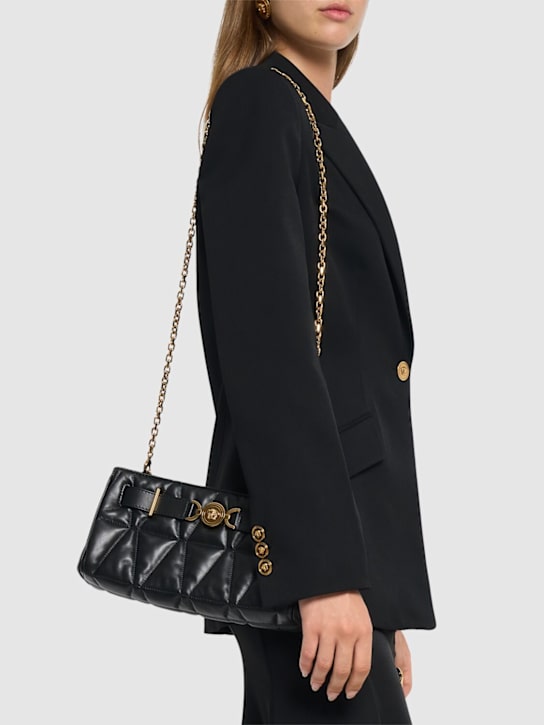 Versace: Medusa 95 leather clutch - women_1 | Luisa Via Roma