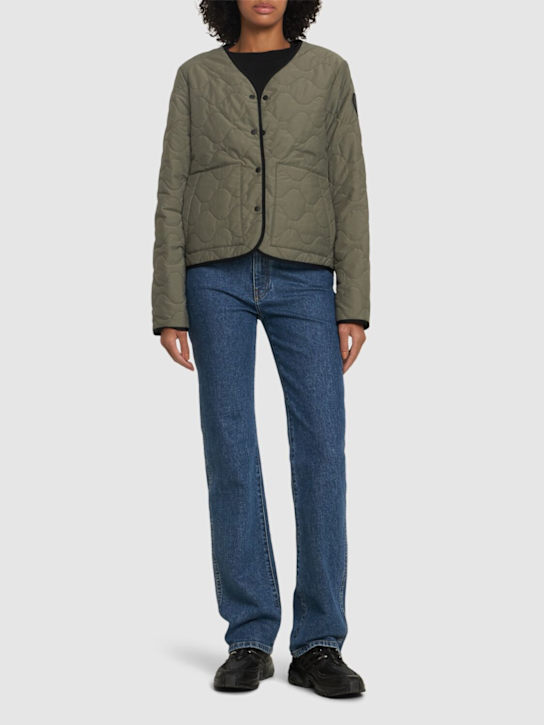 Canada Goose: Annex cotton blend quilted jacket - women_1 | Luisa Via Roma