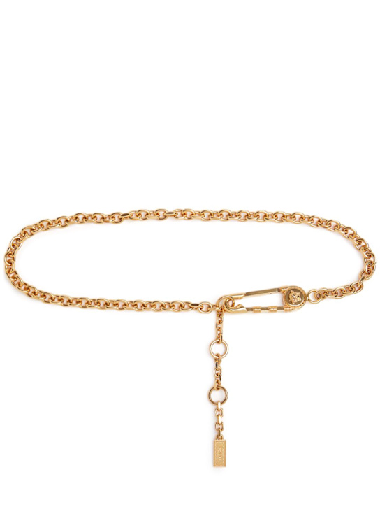 Versace: Chain metal belt - women_0 | Luisa Via Roma