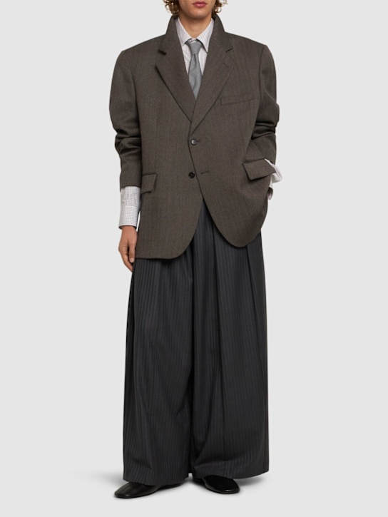 Hed Mayner: Blazer monopetto in lana - men_1 | Luisa Via Roma