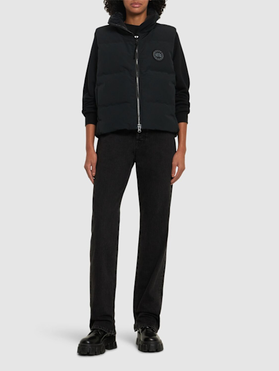 Canada Goose: Grandview down crop vest - women_1 | Luisa Via Roma