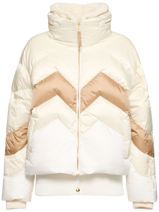 Bogner: Vanja1 2-layer functional down jacket - Eggshell - women_0 | Luisa Via Roma