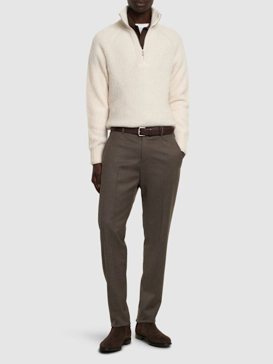 Boss: Ebrezzo wool blend turtleneck sweater - men_1 | Luisa Via Roma