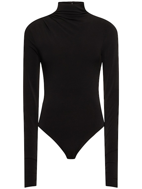 The Andamane: Parker open back jersey sablé bodysuit - women_0 | Luisa Via Roma