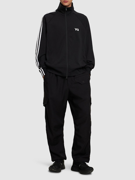 Y-3: Tech zip track top - men_1 | Luisa Via Roma