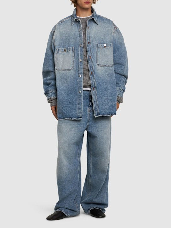 Hed Mayner: Denim shirt - men_1 | Luisa Via Roma