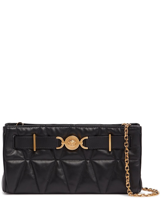 Versace: Medusa 95 leather clutch - women_0 | Luisa Via Roma