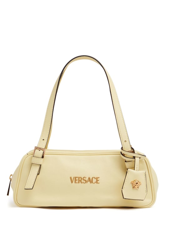 Versace: Versace Tag leather shoulder bag - women_0 | Luisa Via Roma