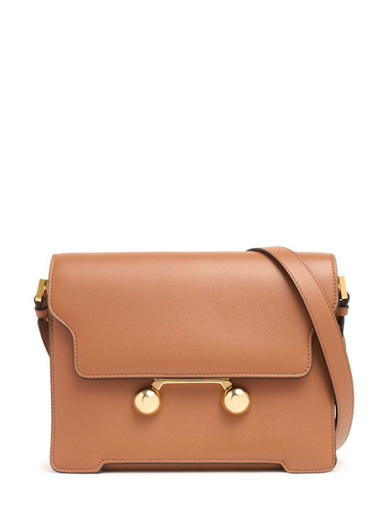 Marni: Medium Trunkaroo leather shoulder bag - women_0 | Luisa Via Roma