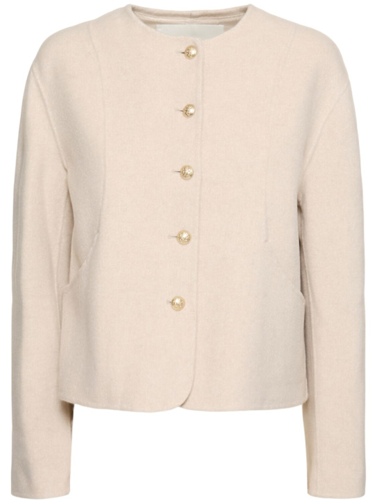 Dunst: Cashmere blend collarless jacket - women_0 | Luisa Via Roma