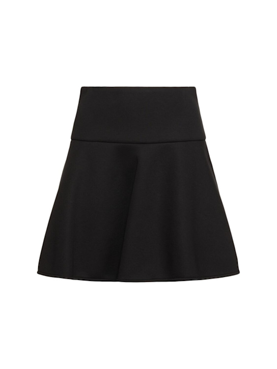 Moncler: Gonna in neoprene - women_0 | Luisa Via Roma