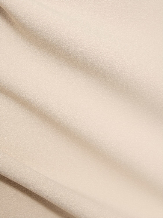 The Andamane: Trisha technical crepe mini skirt - Ivory - women_3 | Luisa Via Roma