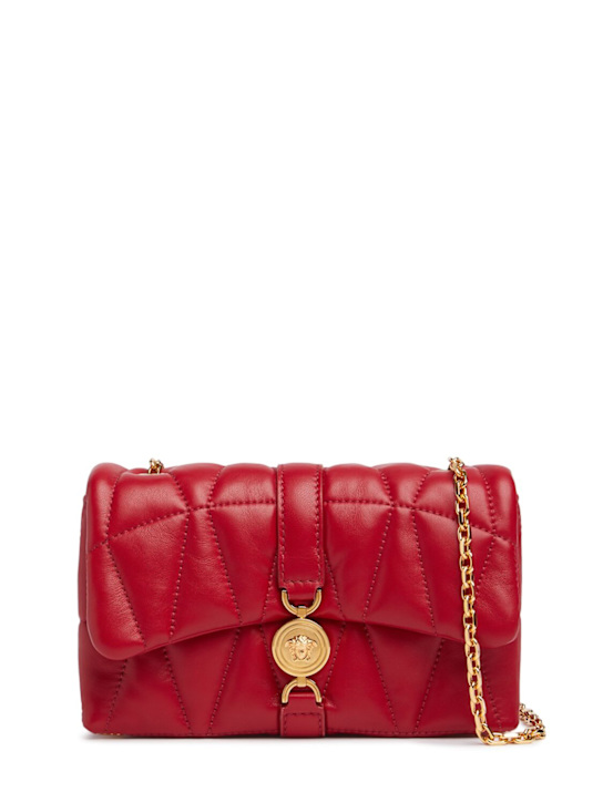 Versace: Mini Kleio leather shoulder bag - women_0 | Luisa Via Roma