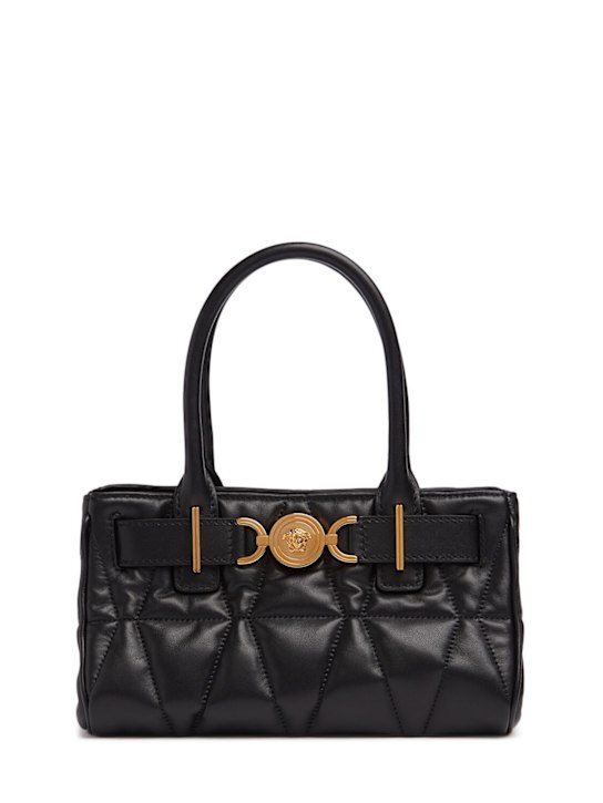 Versace: Small Medusa 95 leather top handle bag - women_0 | Luisa Via Roma