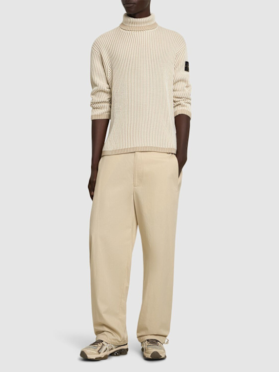 Stone Island: Wool turtleneck sweater - men_1 | Luisa Via Roma