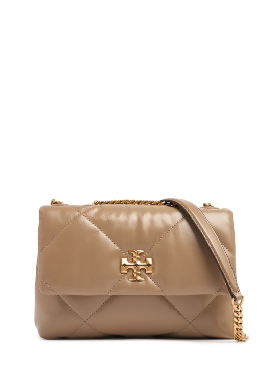 Tory Burch: Kira Diamond Quilt leather shoulder bag - women_0 | Luisa Via Roma