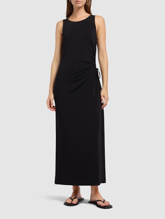 Caro viscose blend jersey midi dress - Thumbnail 2
