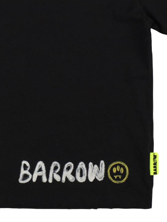 Barrow: T-shirt in jersey di cotone stampato - kids-girls_1 | Luisa Via Roma