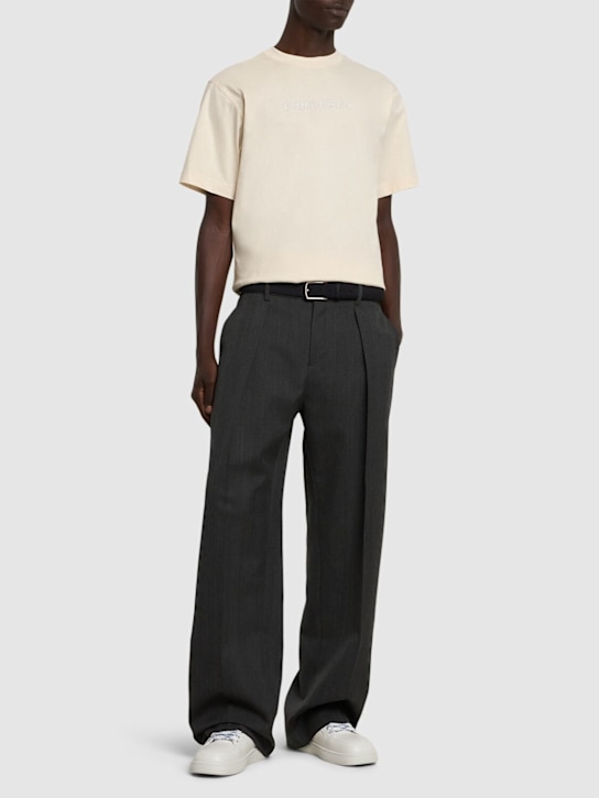 Burberry: T-Shirt aus Baumwolle mit Logo - men_1 | Luisa Via Roma