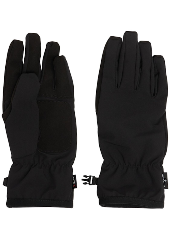 Stone Island: Logo gloves - men_0 | Luisa Via Roma