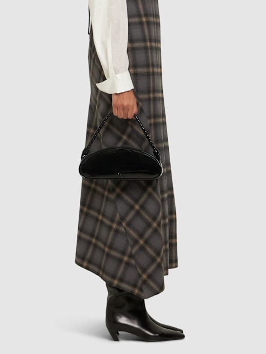 MSGM: Small Bean leather shoulder bag - women_1 | Luisa Via Roma