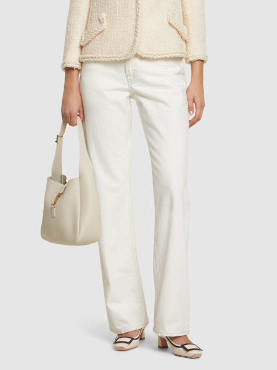 Roger Vivier: 45mm Trompette leather pumps - women_1 | Luisa Via Roma