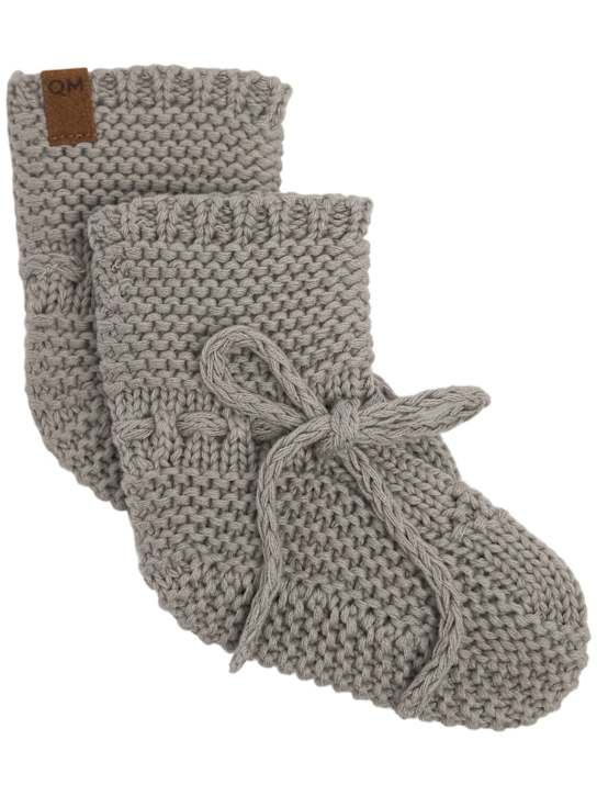 Quincy Mae: コットンニットブーティー - kids-boys_0 | Luisa Via Roma