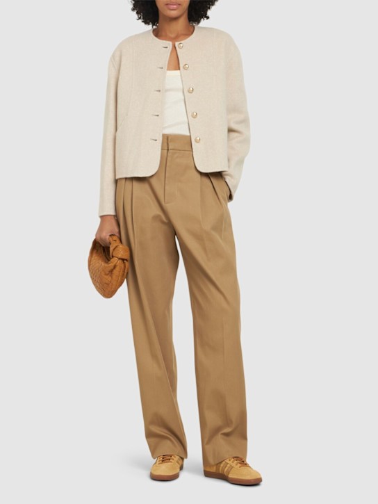 Dunst: Cashmere blend collarless jacket - women_1 | Luisa Via Roma