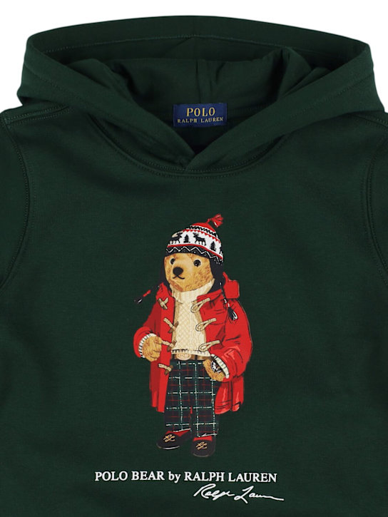 Polo Ralph Lauren: Felpa in misto cotone con stampa - kids-girls_1 | Luisa Via Roma