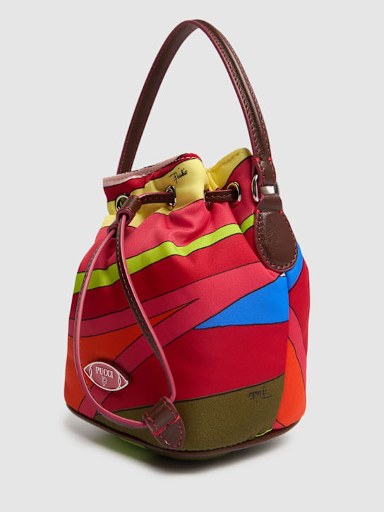 Pucci: 小号尼龙抽绳水桶包 - 多色 - women_3 | Luisa Via Roma