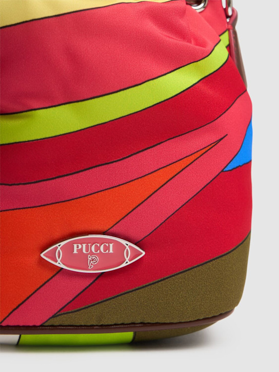 Pucci: 小号尼龙抽绳水桶包 - 多色 - women_4 | Luisa Via Roma