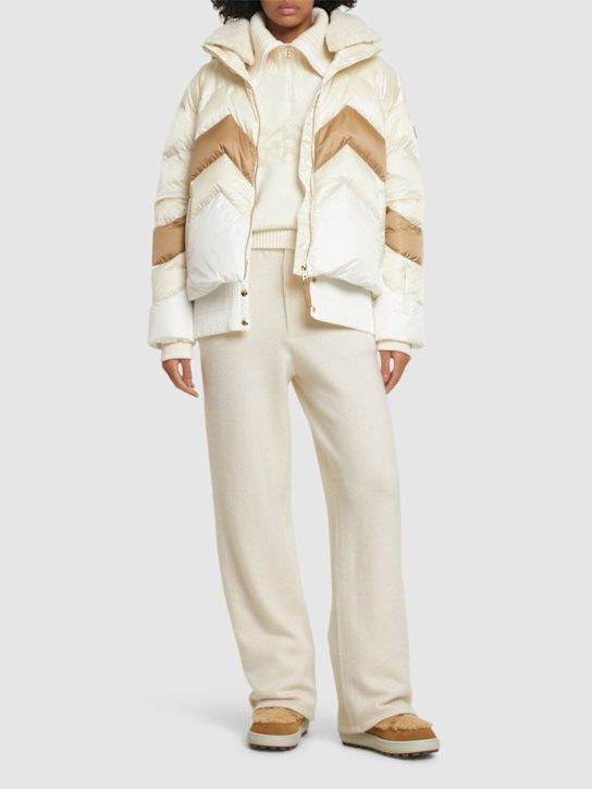 Bogner: Vanja1 2-layer functional down jacket - Eggshell - women_1 | Luisa Via Roma