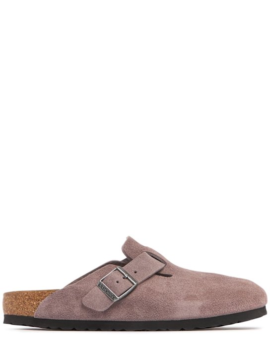 BIRKENSTOCK: Boston suede mules - women_0 | Luisa Via Roma