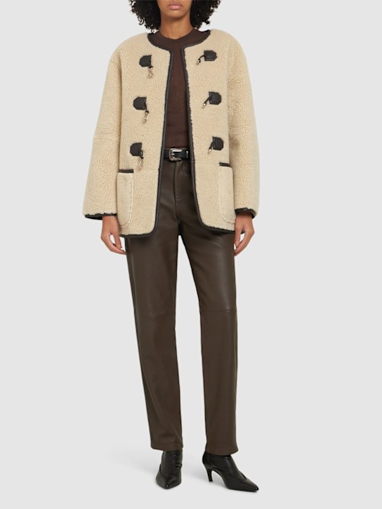 Dunst: Collarless buckled jacket - women_1 | Luisa Via Roma