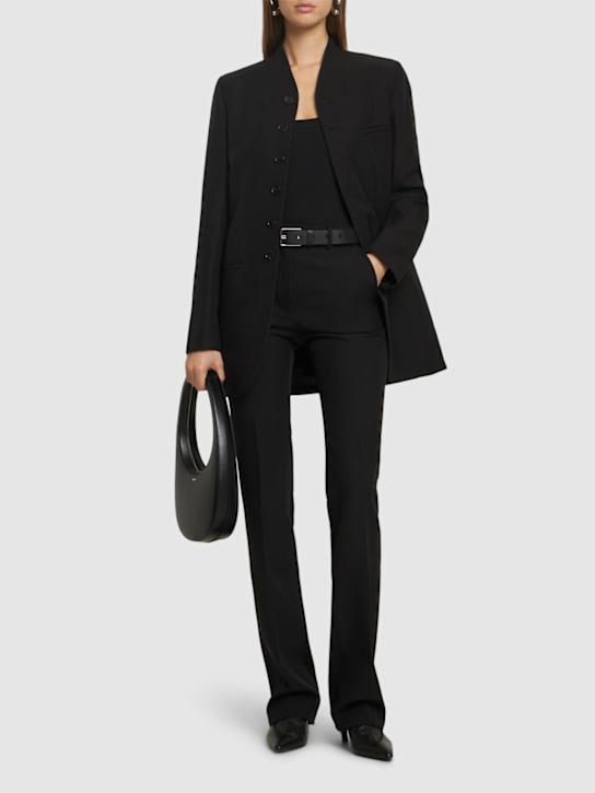 Coperni: Tailored high rise tech pants - women_1 | Luisa Via Roma