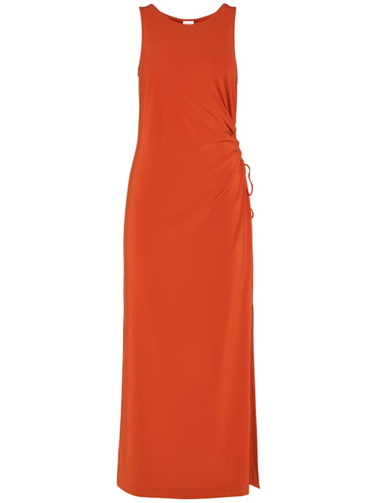 Caro viscose blend jersey midi dress - Thumbnail 1