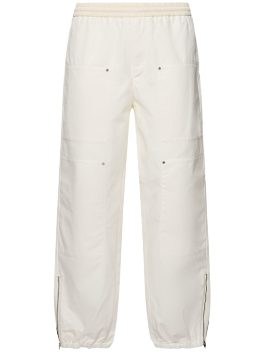 Moncler: Cotton & nylon pants - men_0 | Luisa Via Roma