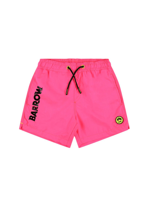 Barrow: Logo nylon swim shorts - kids-boys_0 | Luisa Via Roma